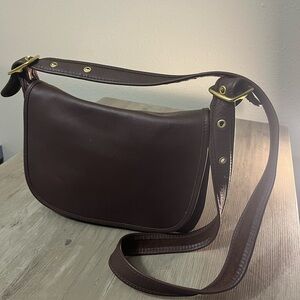 Coach Chocolate Vintage Leather Crossbody
